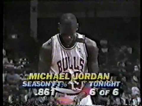 Michael Jordan 1988: 52 pts Vs. Cleveland Cavaliers