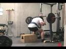 Thad's DE Box Squat work-up using SSB 2-29-08