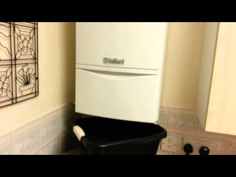 how to drain a vaillant ecotec boiler