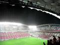 7月27日、鹿島スタジアムを襲う落雷 浦和戦が中断