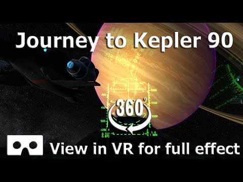 VR Journey to the Kepler 90 solar system 360 video 4K - YouTube