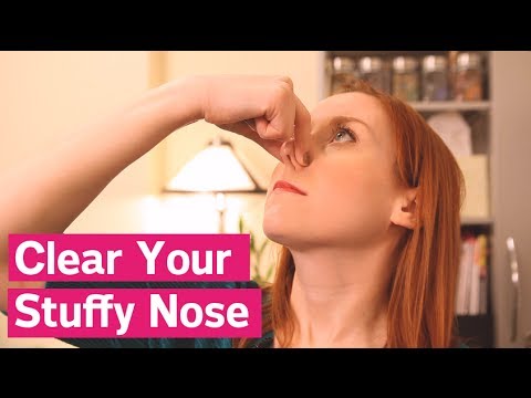 how to relieve clogged nose