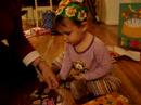 Geffen Achai 2 years old opens presents
