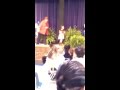Walking the stage