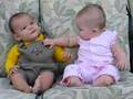 Baby Cousins Side By Side