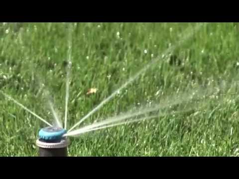 how to adjust rotation of a sprinkler head