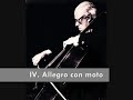 cello concerto no. 1 in e-flat major, op. 107

i. allegretto
ii. moderato
iii. cadenza
iv. allegro con moto

composer: dmitri shostakovich (1906-1975)
performer: mstislav rostropovich (1927-2007)
conductor: eugene ormandy (1899-1985)
orchestra: philadelphia orchestra

recorded on: november 8, 1959

the cello concerto no. 1 in e flat major, opus 107, was written by dmitri shostakovich in 1959. he wrote it for mstislav rostropovich, who memorized the work in four days and gave the premiere in leningrad under yevgeny mravinsky, on october 9, 1959 in the large hall of the leningrad conservatory. the first recording was made for the cbs label by rostropovich accompanied by the philadelphia orchestra conducted by eugene ormandy in november of the same year.
http://en.wikipedia.org/wiki/cello_concerto_no._1_(shostakovich)