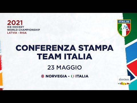 Conferenza stampa Norvegia-Italia 4-1 - Daniel Frank, Justin Fazio, Giorgio De Bettin