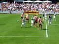 Aogo zum 2:1 für den SC Freiburg beim FC Villingen 08