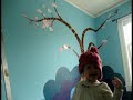 Birdy Blossom Forest mural