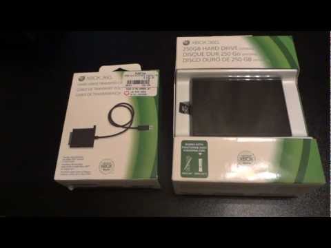 video-linktoworks-Xbox 360 250 GB Hard Drive and Transfer Cable