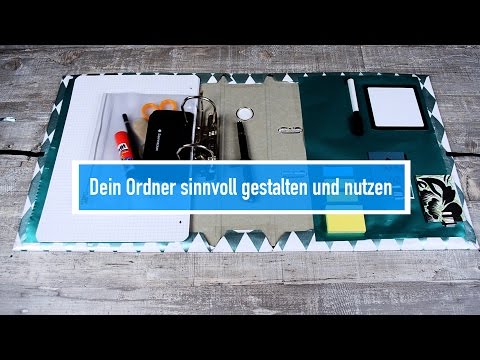 Deinen Ordner sinnvoll nutzen & gestalten | Back to school | DIY