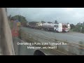 Volvo B9R Crossing Tamil Nadu - Karnataka Border