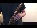 J S Bach BWV1007 Courante(take 1)ver. 内山正博sax. ヤーノシュ・シュタルケル