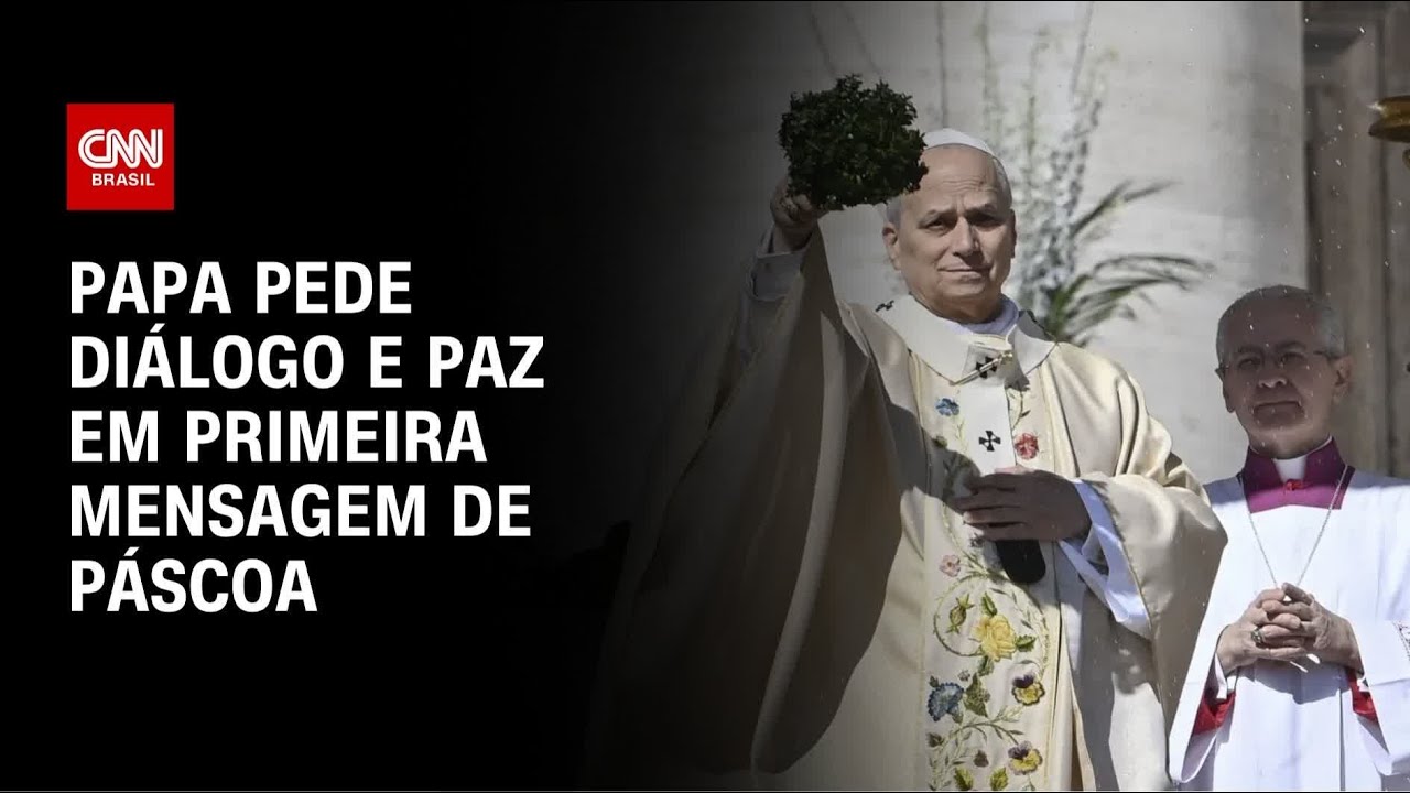 Papa Leão XIV pede paz e diálogo em sua primeira mensagem de Páscoa | AGORA CNN