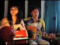 brandnew  video from nikolai and dascha playing the new poems for laila song on a sofa.