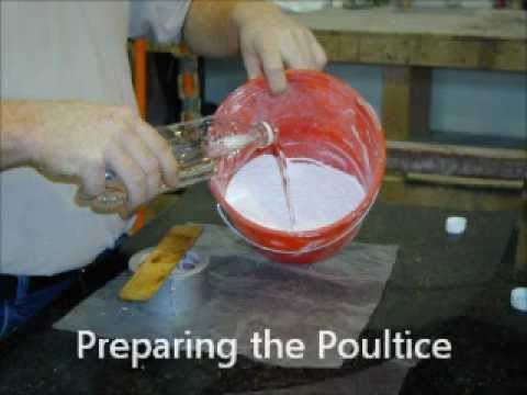 Using A Poultice To Remove Stains In Granite Natural Stone