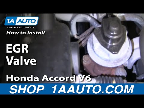 How To Install Replace EGR Valve Honda Accord V6 95-97 1AAuto.com