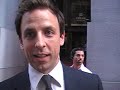 Interviewing Seth Meyers at The Webby Awards