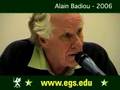 Alain Badiou at European Graduate School EGS 2006