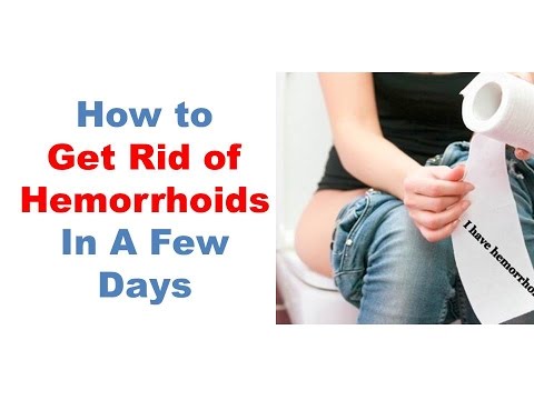 how to eliminate hemorrhoids
