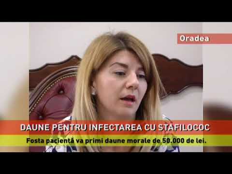 Daune morale, pentru o pacientă infectată cu stafilococ hemolitic în maternitate