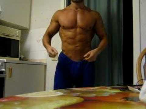 Posing in kitchen