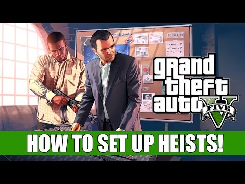 how to set up a heist in gta v