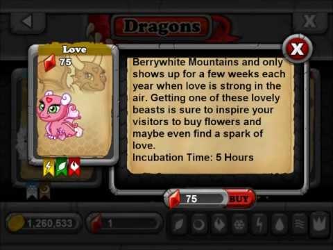how to get a love dragon in dragonvale
