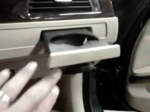 DIY How to install replace passenger side drink holder on a 2006 BMW 330i