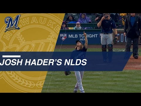 Video: Josh Hader helps lead Brewers to NLCS