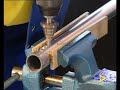 Drilling of round hole in round pipe