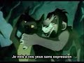 the lion king - be prepared - french version with subtitles.
le roi lion - soyez pr�tes - version fran�aise avec sous-titres.

paroles (lyrics) :

[scar]
d'accord, vos pouvoirs de r�flexion
volent plus bas qu'un derri�re de cochon
mais b�tes comme vous �tes, faites attention !
rebelles et lion font r�bellion.

je vois � vos yeux sans expression
qu'il faut que j'�claire vos lanternes.
nous parlons de roi, de succession.
vous �tes toutes impliqu�es dans l'affaire !

soyez pr�tes pour la chance de votre vie,
car enfin va venir le grand jour !
nos ennuis sont finis,
nous sortons de la nuit.

[hy�ne]
et qu'est-ce qu'on doit faire ?

[scar]
m'�couter et vous taire.

faites-moi confiance,
votre r�compense,
vous l'aurez quand viendra ce beau jour !
quand la gloire couronnera ma t�te !
soyez pr�tes !

[hy�ne]
ouais, soyons pr�tes !
nous sommes toutes pr�tes !
pourquoi ?

[scar]
pour la mort du roi !

[hy�ne]
il est malade ?

[scar]
non, imb�cile, nous allons le tuer.
et simba aussi...

[hy�ne]
bonne id�e, on vivra sans roi !

[hy�nes]
sans roi, sans roi, la la la la la, la !

[scar]
idiotes ! il y aura un roi !

[hy�ne]
oh, mais t'avais dit que...

[scar]
je serai le roi !
suivez moi,
et vous n'aurez plus jamais faim !

[hy�nes]
ouais, youpi!
longue vie au roi!
longue vie au roi!
longue vie au roi!

quelle joie d'�tre bient�t les sujets
de notre nouveau roi ador� !

[scar]
bien s�r, en revanche, j'ose esp�rer
que vous ex�cuterez mes ordres.
j'assure un futur plein de captures
puisque je suis roi des chasseurs
par contre, sans moi, je vous l'assure,
vous mourrez de faim pour la vie !

soyez pr�tes pour le coup le plus g�nial !
soyez pr�tes pour le plus beau scandale !
je dis compromition,
je dis conspiration,
je crie humiliation !
trois mots qui me feront un roi 
incontest�, respect�, salu� !
le seul dieu vivant qu'on acclame !
votre roi vous invite � la f�te,

[tous]
soyez pr�tes !

[hy�nes]
notre roi nous invite � la f�te !

[tous]
soyez pr�tes !

___________________________________


la mise en ligne de cette vid�o a pour unique but le divertissement. elle est la propri�t� de the disney company. aucune modification n'y a �t� apport�e outre l'ajout de sous-titres.