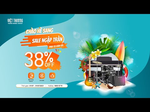Nhạc cụ giảm lên đến 30% - Giải trí tại nhà mùa Cô Vy - Mua là có quà