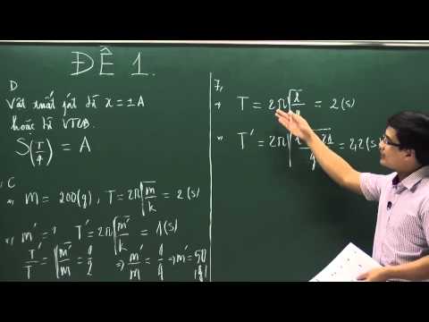 Luyện thi đại học - Luyện thi quốc gia PEN-I 2015 môn Vật lí - đề 1 - phần 1 - thầy Bùi Gia Nội