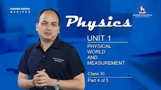 Class XI Physics Unit 1: Physical world and Measurement Part (4 of 5)
