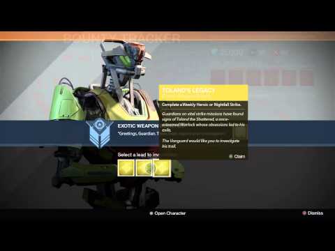 how to get exotic bounties