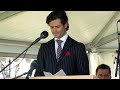prinsen och hertigen av v�rmland, carl-philip h�ller tal p� m�rudden vid invigningen av vindpark v�nern den 18 maj 2010. carl-philip - the swedish prince and...