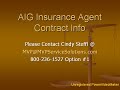 AIG Life Insurance Agent Contract