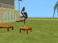 Yoga sur table basse