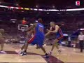 Lebron James slams it over rasheed wallace