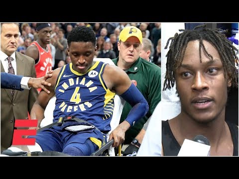 Video: Victor Oladipo’s Pacers teammates react to his devastating injury | NBA Sound