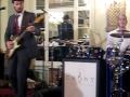 Ruvy Litzman playing drums with chony milecki orcestra