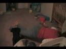 doing the worm into dog puke! doing the worm into dog puke!