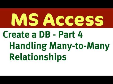 how to define relationships in access