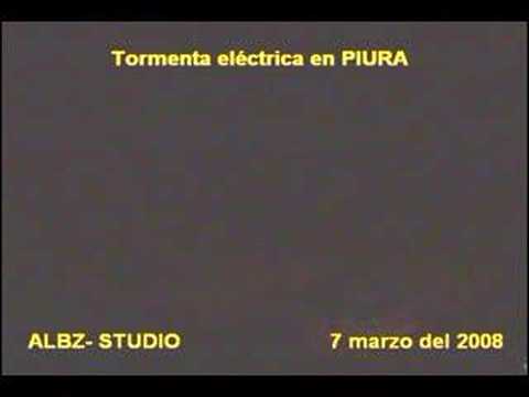 piura tormenta electrica piura rayo