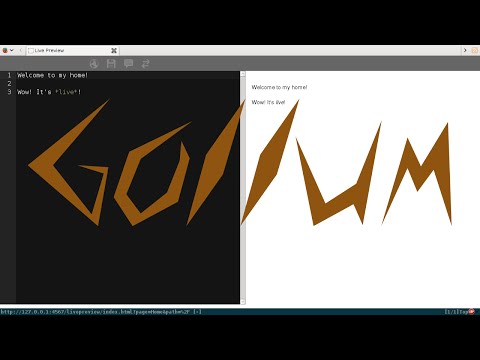Gollum, wiki built on top of Git, used by GitHub Wiki