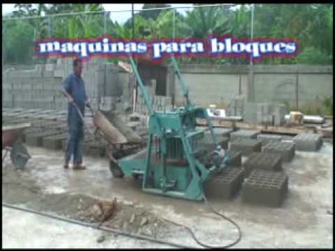 maquinaria para hacer blocks - COMBO DE MAQUINAS PARA FABRICAR BLOQUES DE CEMENTO...