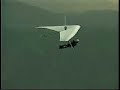 this is extremely rare footage of a hang glider towing up behind a helicopter expertly shot by award winning cinematographers mike hoover and michael graber.  the helicopter pilots are cliff fleming and bruce benson. this is part of a show on the outdoor life network called 