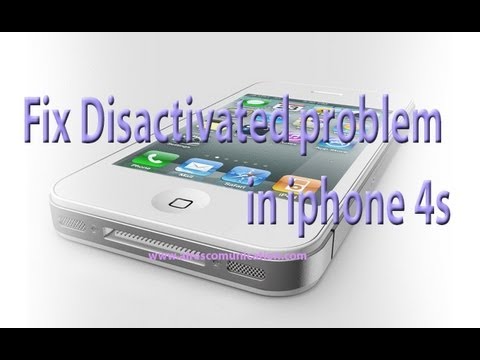 how to fix disabled iphone